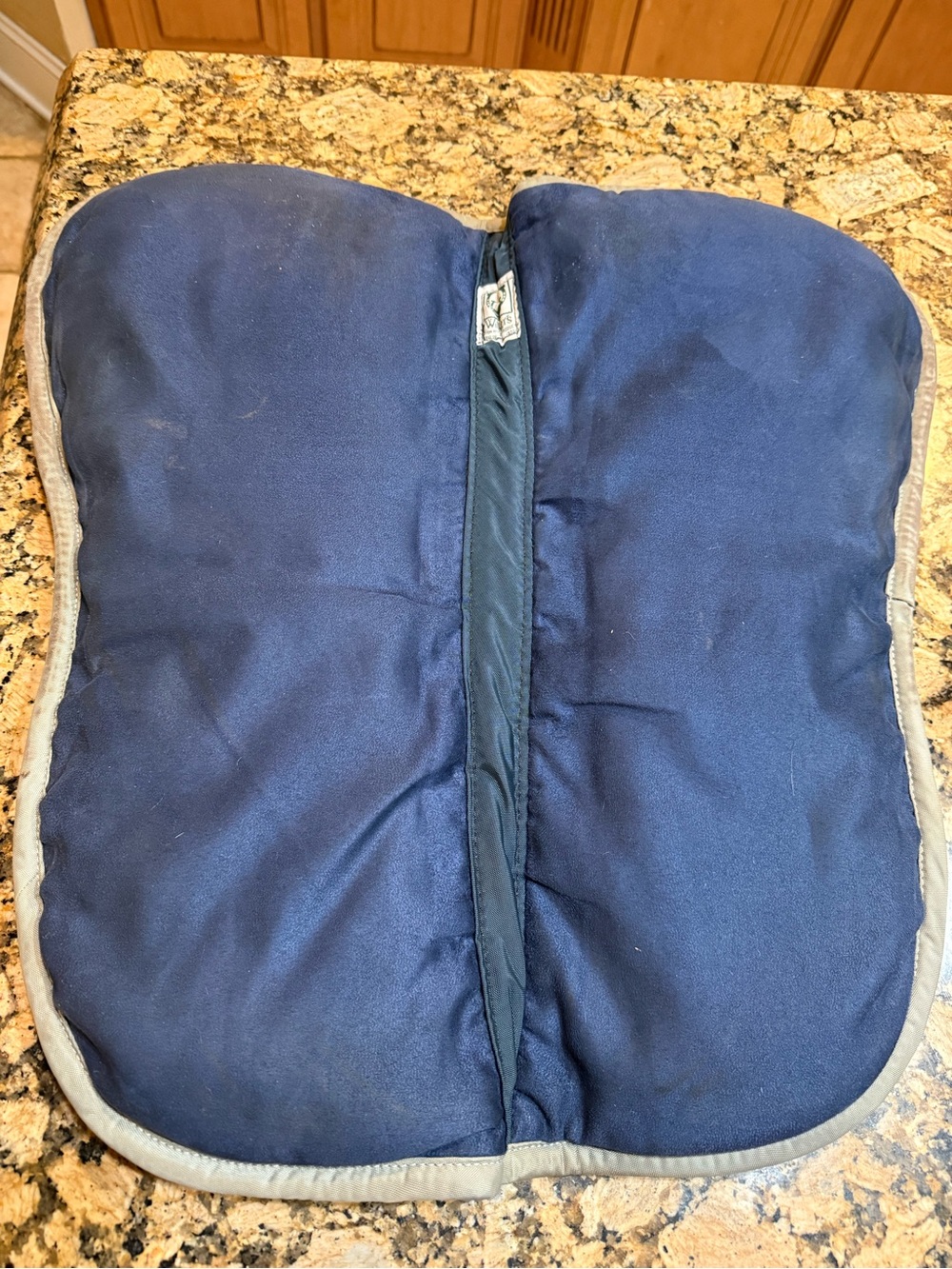 Wilkers Equestrian English HALF pad ( saddle pad ) navy Read disclosure